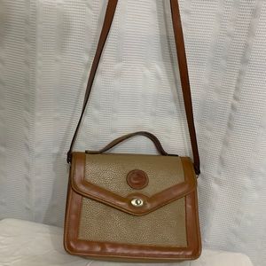 Vintage Dooney and Bourke leather mini briefcase